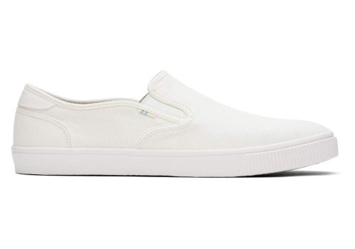 Toms White Baja Slip On Men's Slip On | UAE215-354
