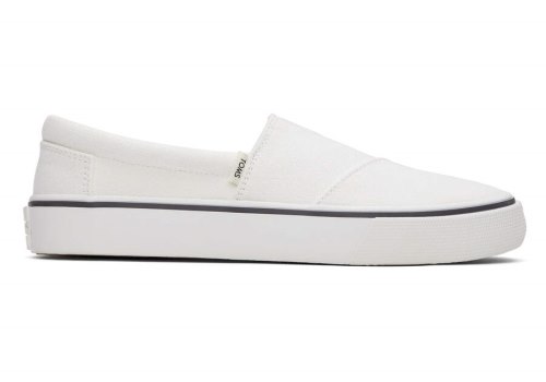 Toms White Fenix Women's Slip On | UAE419-512